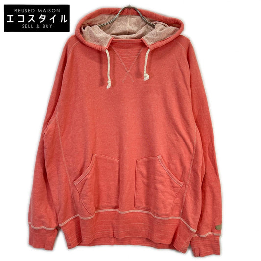 NICENESS ナイスネス 24SS NN-1702J13 ピンク シルクコットン 後付けフーディ プルオーバースウェット トップス