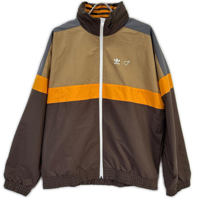 adidas アディダス 【×Human Made】HA9998 ブラウン×オレンジ ウィンドブレーカージャケット ジャケット
