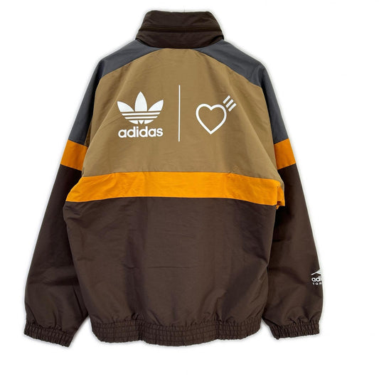 adidas アディダス 【×Human Made】HA9998 ブラウン×オレンジ ウィンドブレーカージャケット ジャケット