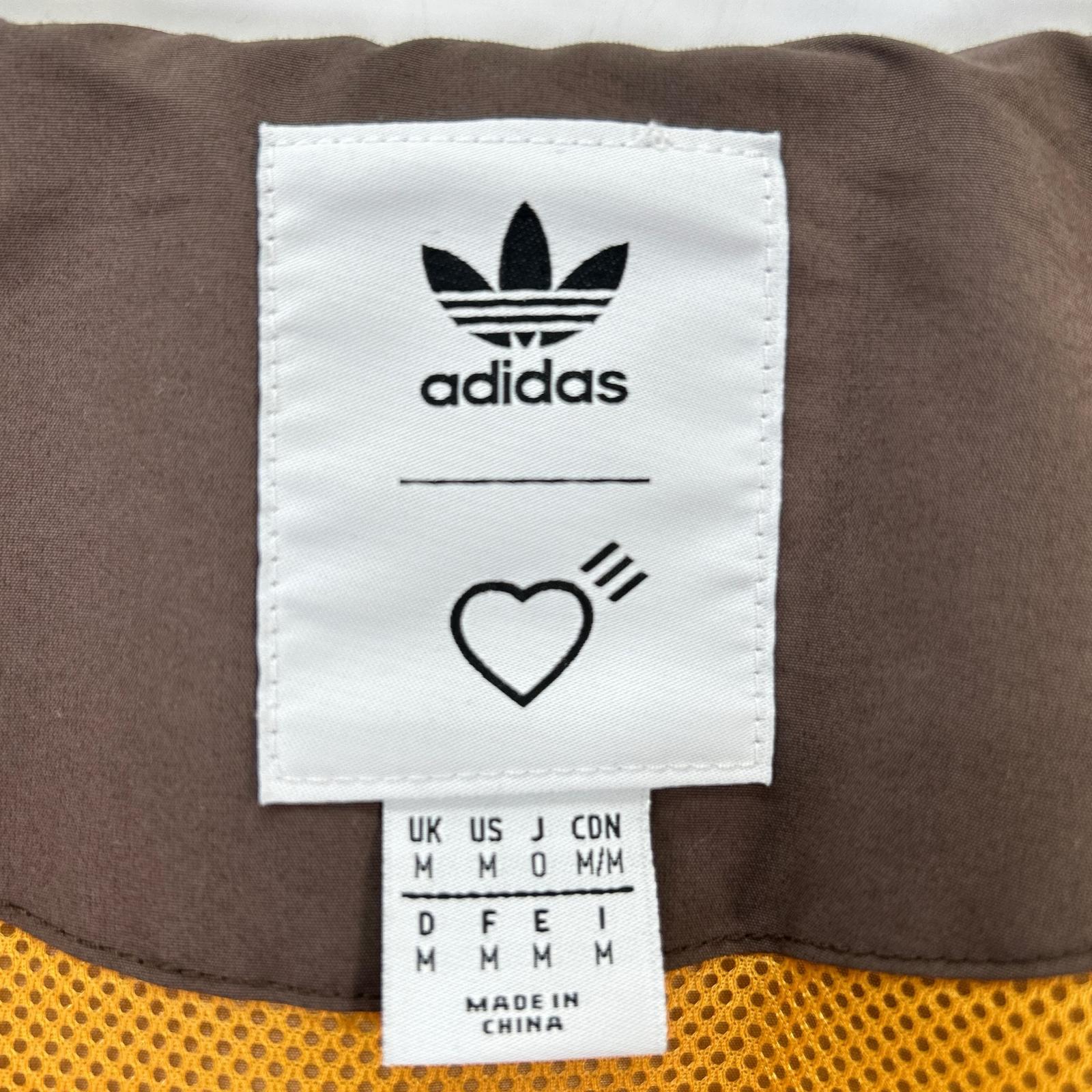 adidas アディダス 【×Human Made】HA9998 ブラウン×オレンジ ウィンドブレーカージャケット ジャケット