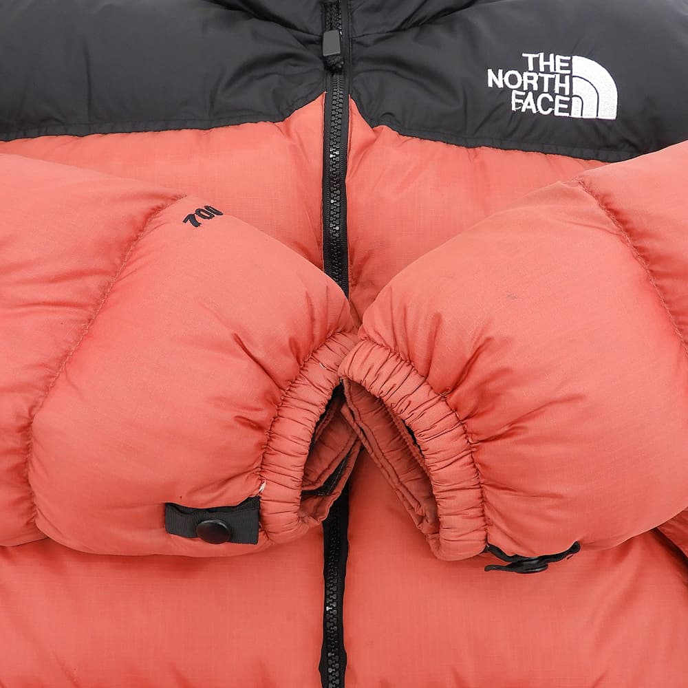 THE NORTH FACE ノースフェイス ヌプシ ダウンジャケット メンズ レッド M ジャケット
