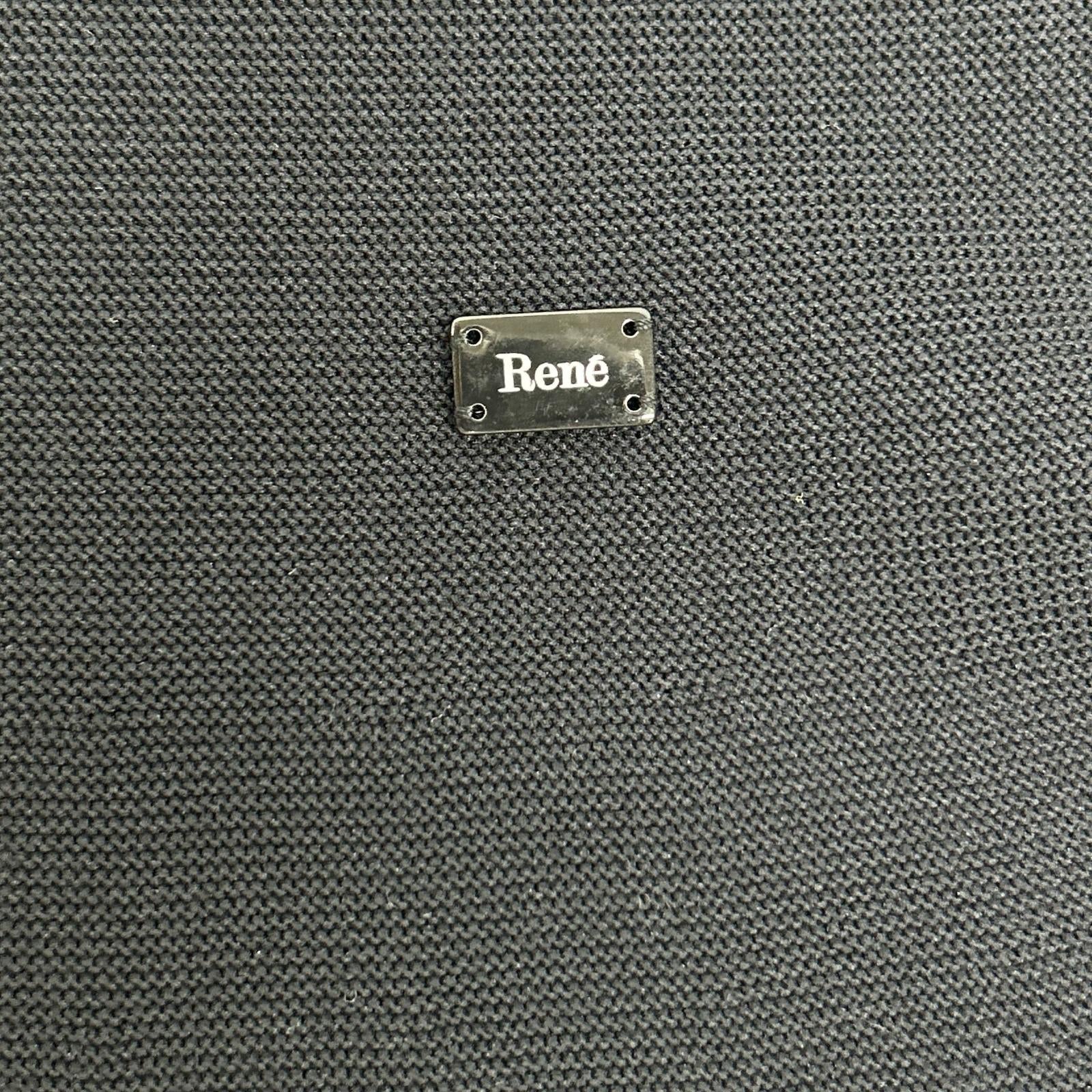 Rene ルネ 24AW 6432130 ブラック バルーンスリーブ フレアスカート ニットワンピース トップス
