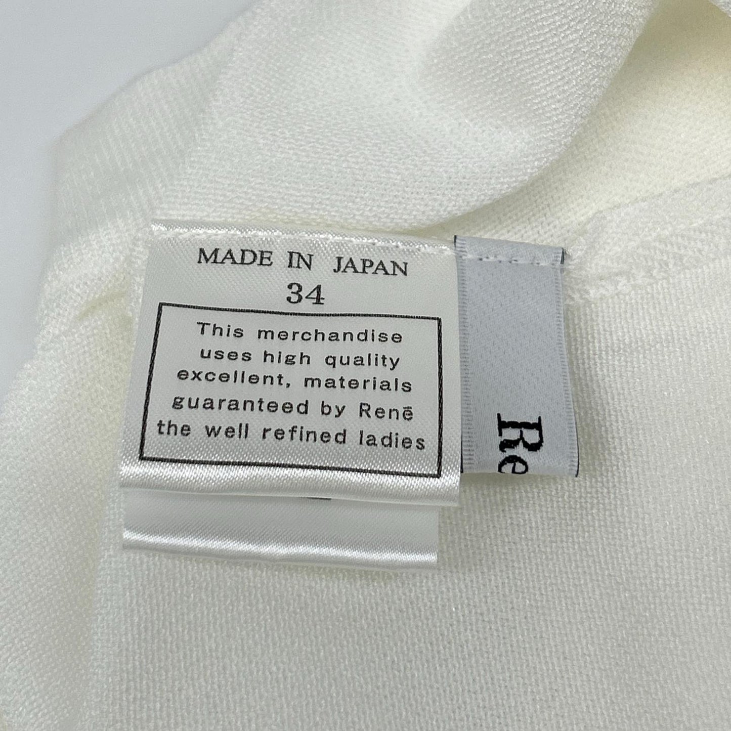 Rene ルネ 6322390 ホワイト ニット ボレロ カーディガン トップス