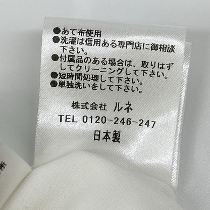 Rene ルネ 26SS 6617040 ホワイト ロゴプレート ハイショルダーブラウス トップス