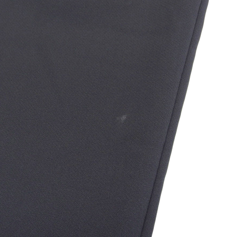 Rene ルネ 美品 レーヨン カメリアボタン スリムパンツ ボトムス レディース ブラック 34 5515010 25SS ボトムス