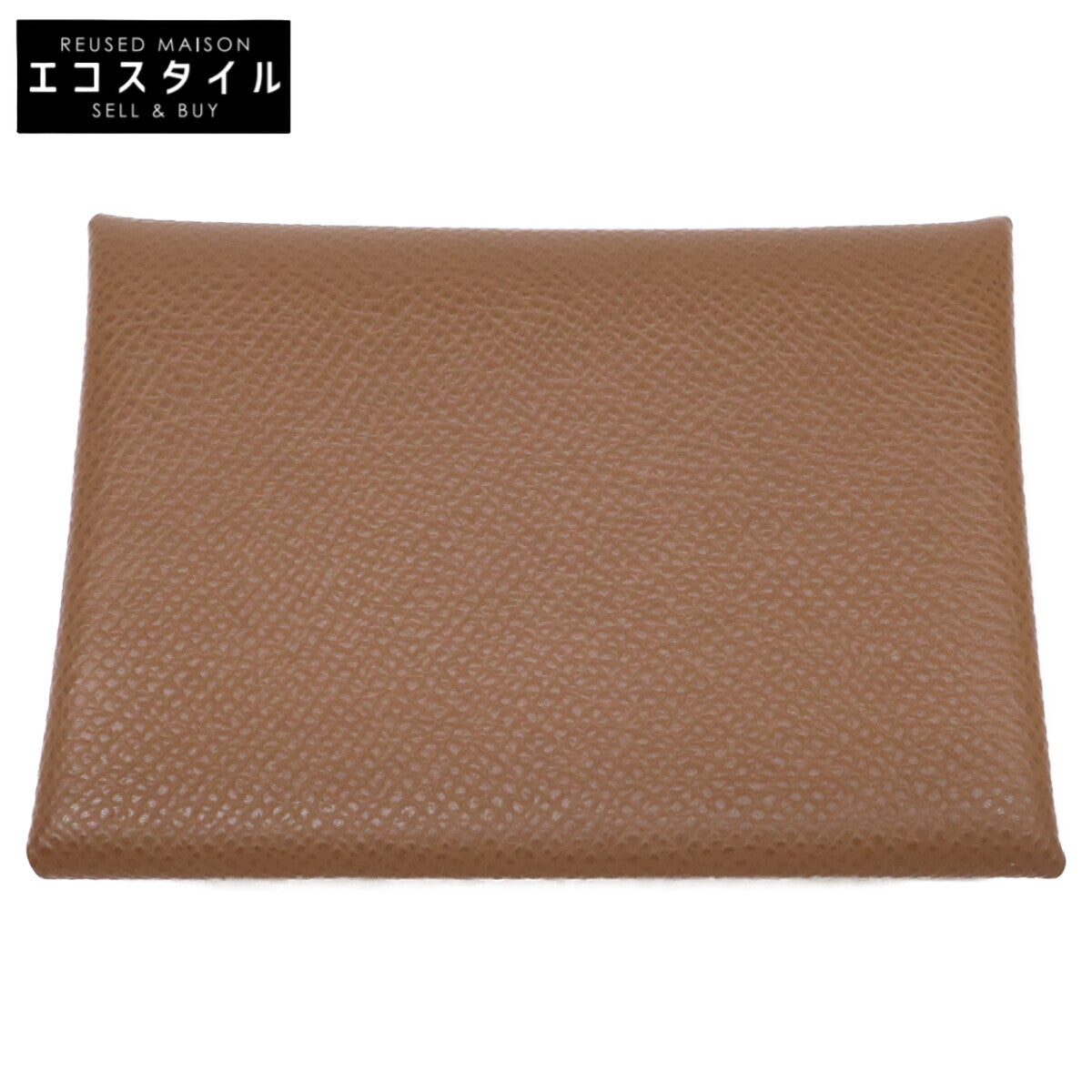 HERMES エルメス 【新品同様】CALVI DUO VERSO カルディ デュオ ヴェルソ K刻 ヴォーエプソン バイカラー コインケース