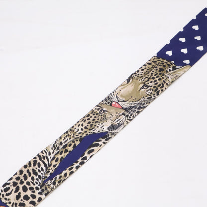 HERMES エルメス 【美品】JUNGLE LOVE LOVE ジャングルラブラブ シルク ツイリー スカーフ