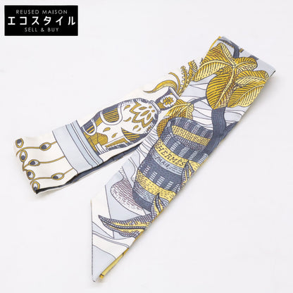 HERMES エルメス 【美品】H063593S 19 La Danse des Amazones アマゾンのダンス シルク ツイリー スカーフ