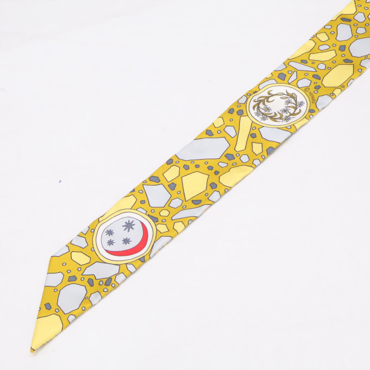 HERMES エルメス 【美品】H063593S 19 La Danse des Amazones アマゾンのダンス シルク ツイリー スカーフ