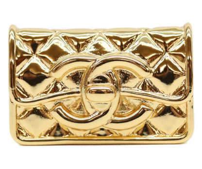 CHANEL シャネル 新品同様 B23K ココマーク ターンロック マトラッセバッグモチーフ ブローチ