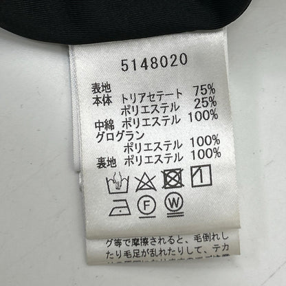 Rene ルネ 5148020 ブラック パールスライダー W-ZIPベルベット中綿ベスト ベスト