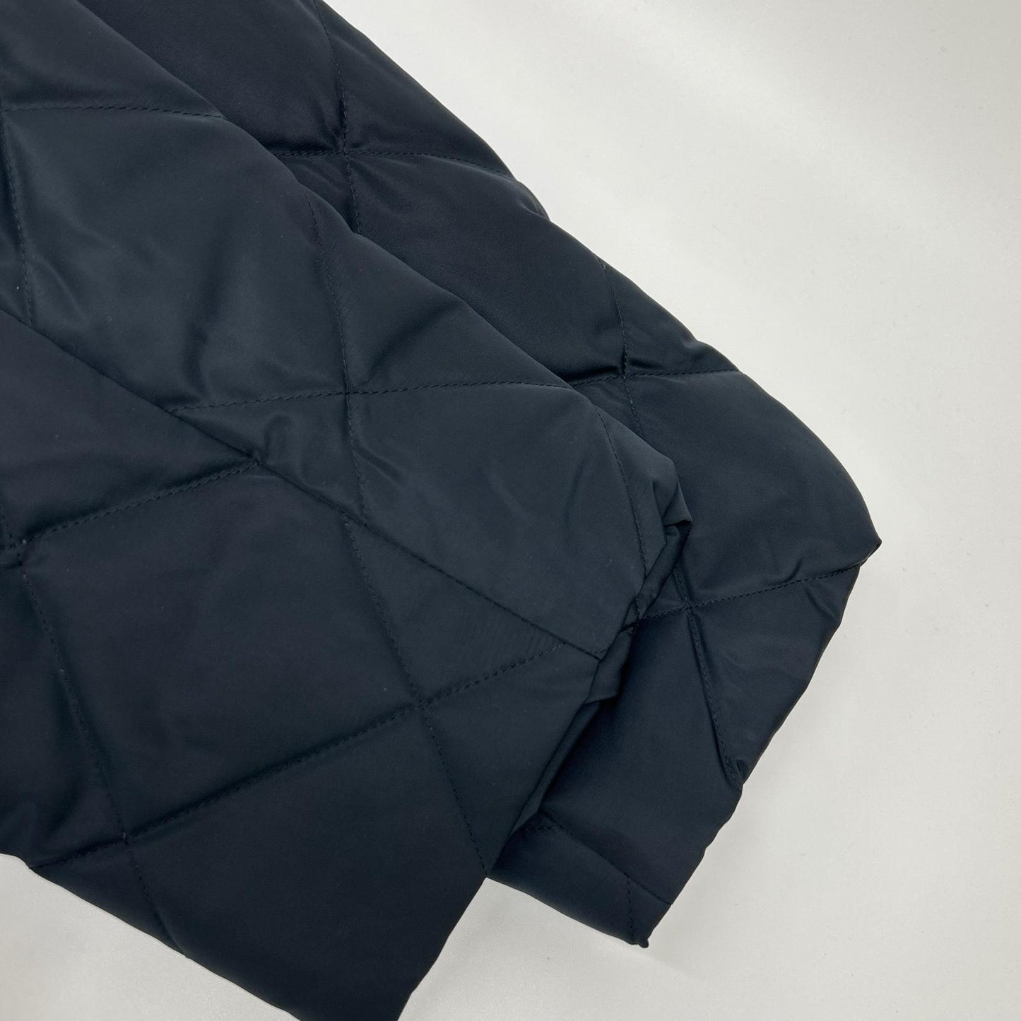 M-premierBLACK エムプルミエブラック 25AW C246-010 ブラック ポリエステル ダイヤキルトフリルショートダウンコート コート