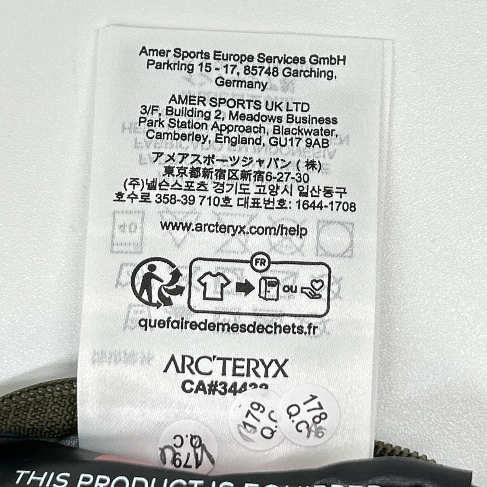 ARC'TERYX アークテリクス X000010004 カーキ×ブラック GORE-TEX Beta Jacket ジャケット