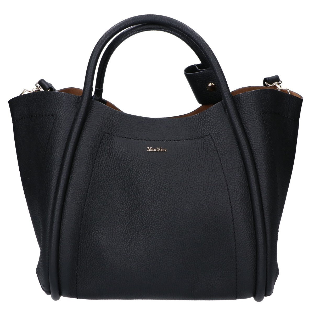 Max Mara マックスマーラ 26SS カーフレザー マリン スモールバッグ 2WAYショルダーバッグ ハンドバッグ