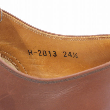 SCOTCH GRAIN スコッチグレイン 匠 外羽根 Uチップシューズ メンズ ブラウン 24 1/2 H-2013 シューズ