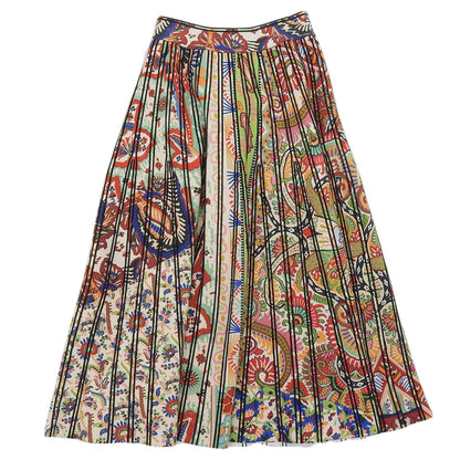 ETRO エトロ レーヨン 総柄 フレアスカート レディース マルチカラー 38 221-19683-9656 スカート