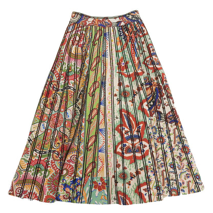 ETRO エトロ レーヨン 総柄 フレアスカート レディース マルチカラー 38 221-19683-9656 スカート