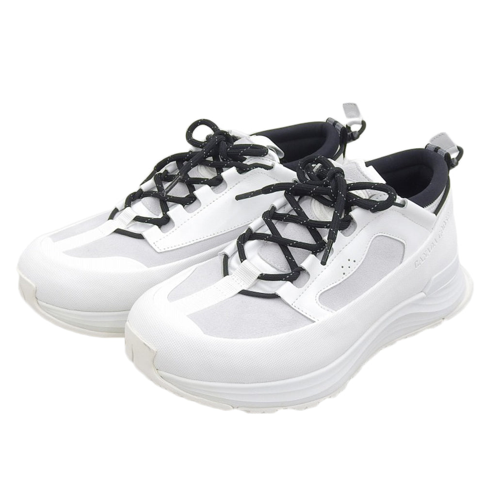 CANADA GOOSE Like New Glacier Trail Sneaker Ripstop Nylon Suede White 6 7785W Shoes