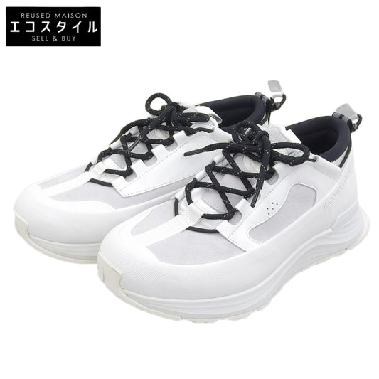 CANADA GOOSE カナダグース 新品同様 Glacier Trail Sneaker グレーシャートレイルスニーカー リップストップナイロン スエード 白 6 7785W シューズ