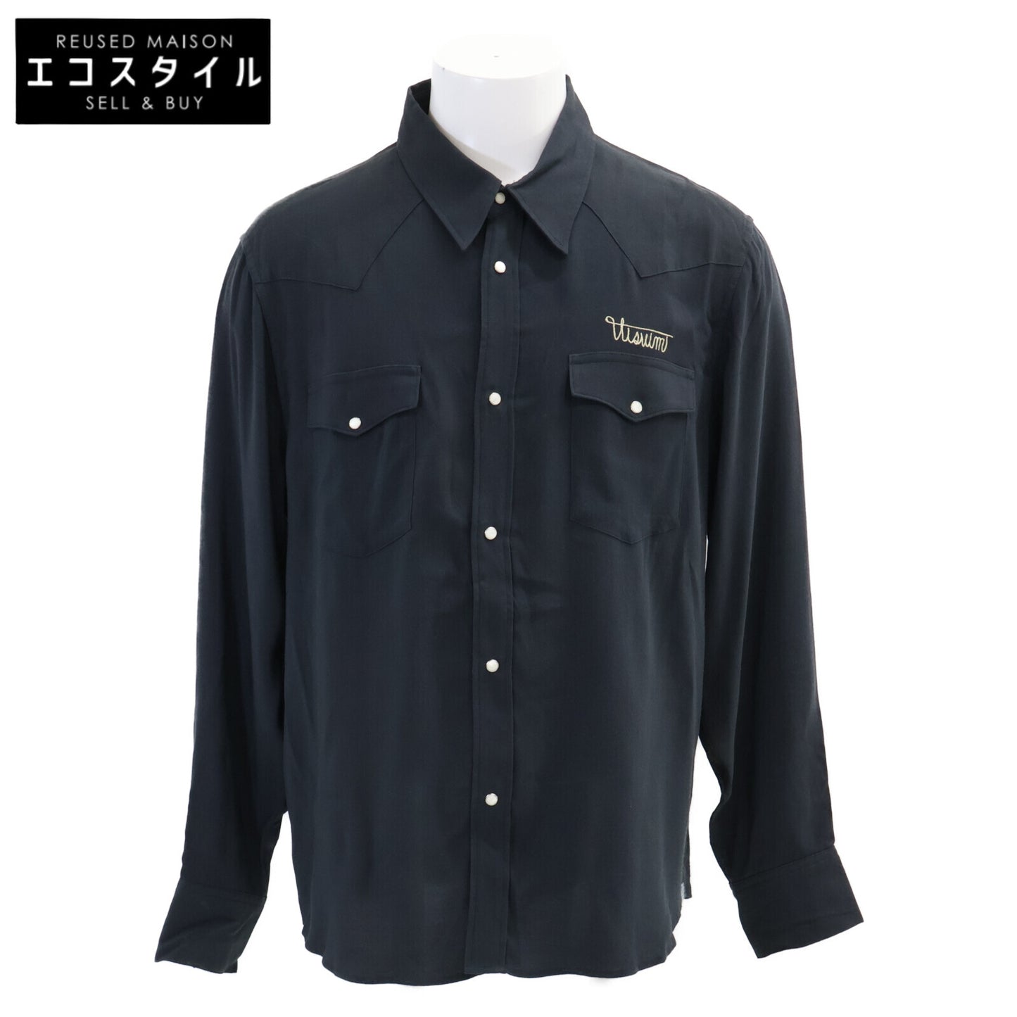 VISVIM ビズビム 【国内正規/26SS】0126105011008 FOUR CORNERS L Sバック刺繍ウエスタンシャツ トップス