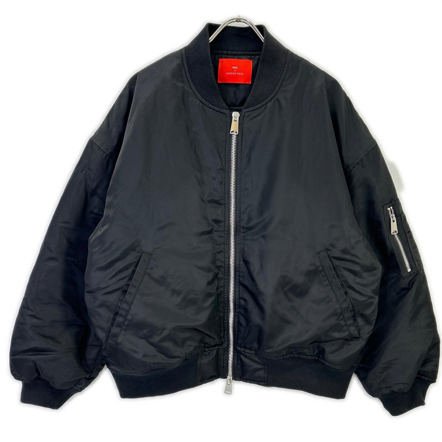 RHC Ron Herman RHCロンハーマン ×JERROD PAHL 4220400126 ブラック ナイロン キルトライニング BOMBER JACKET/ボンバージャケット ジャケット