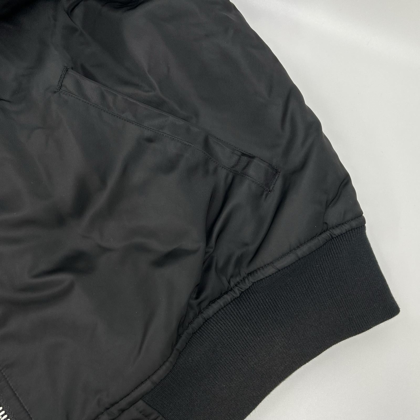 RHC Ron Herman RHCロンハーマン ×JERROD PAHL 4220400126 ブラック ナイロン キルトライニング BOMBER JACKET/ボンバージャケット ジャケット