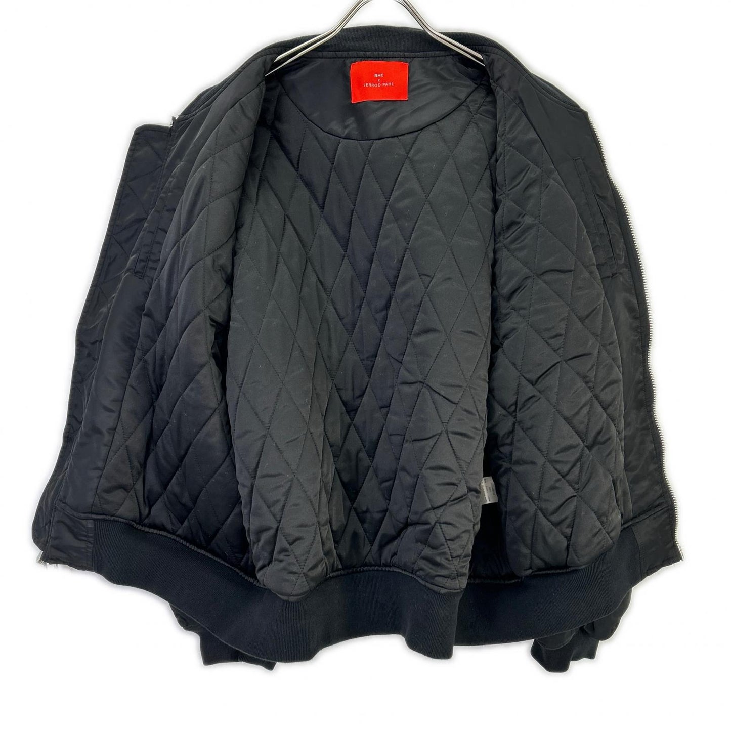 RHC Ron Herman RHCロンハーマン ×JERROD PAHL 4220400126 ブラック ナイロン キルトライニング BOMBER JACKET/ボンバージャケット ジャケット