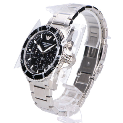 EMPORIOARMANI エンポリオアルマーニ 【新品同様】AR11739 WORLD EXPLORER ワールドエクスプローラー ソーラーパワー クロノグラフ 腕時計