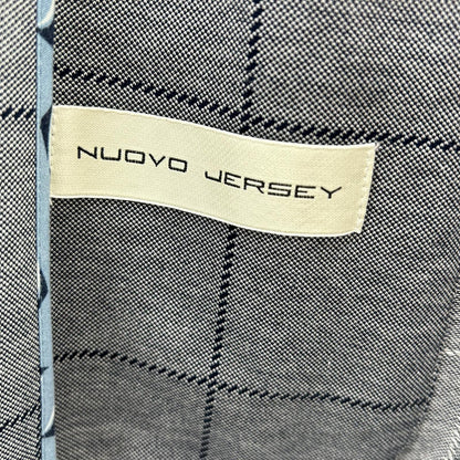ETRO エトロ グレー チェック柄 NUOVO JERSEY チェック2Bテーラードジャケット ジャケット
