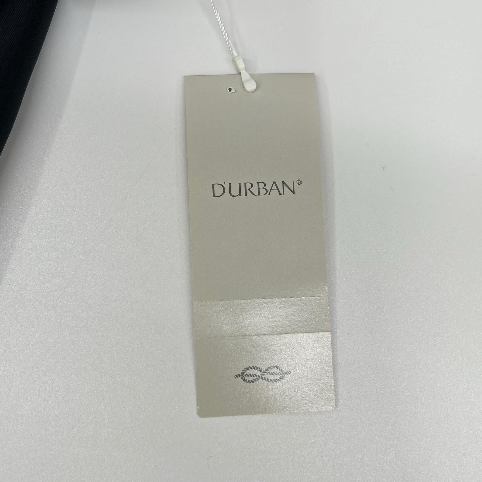 DURBAN ダーバン 【ゼニア生地】ネイビー チェック柄 ウールリネン地 2Bテーラードジャケット ジャケット