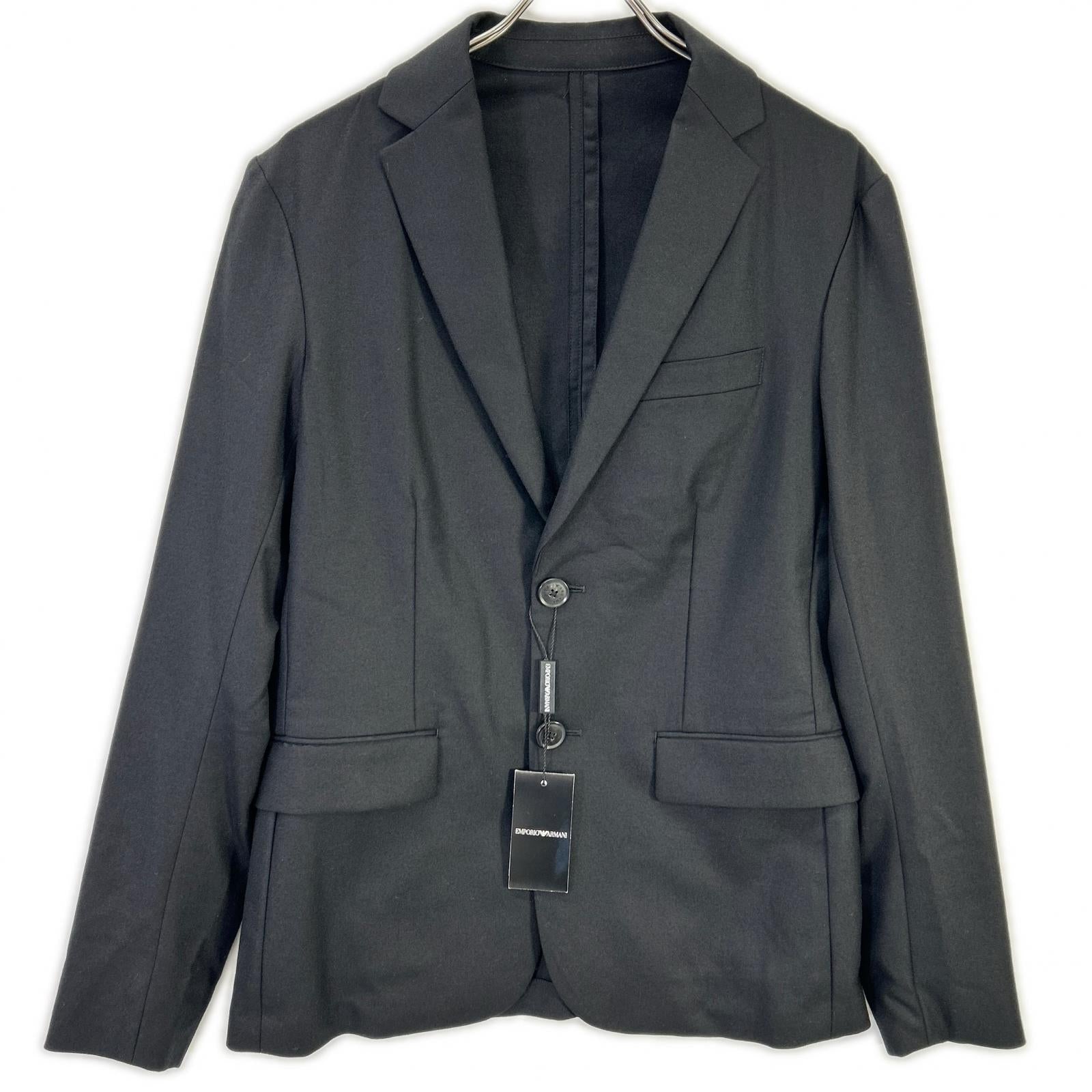 EMPORIOARMANI エンポリオアルマーニ ブラック ウール 2Bテーラードジャケット ジャケット