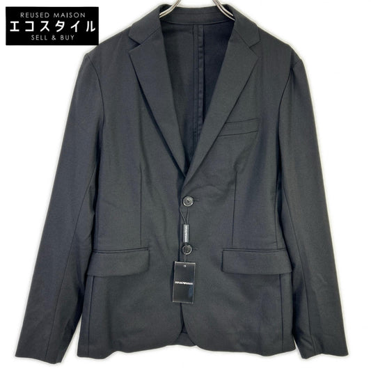 EMPORIOARMANI エンポリオアルマーニ ブラック ウール 2Bテーラードジャケット ジャケット