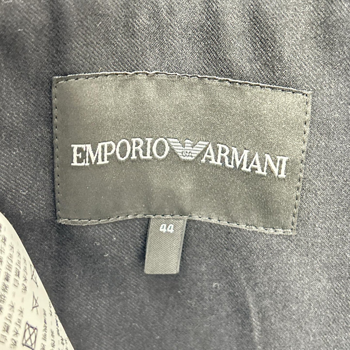EMPORIOARMANI エンポリオアルマーニ ブラック ウール 2Bテーラードジャケット ジャケット