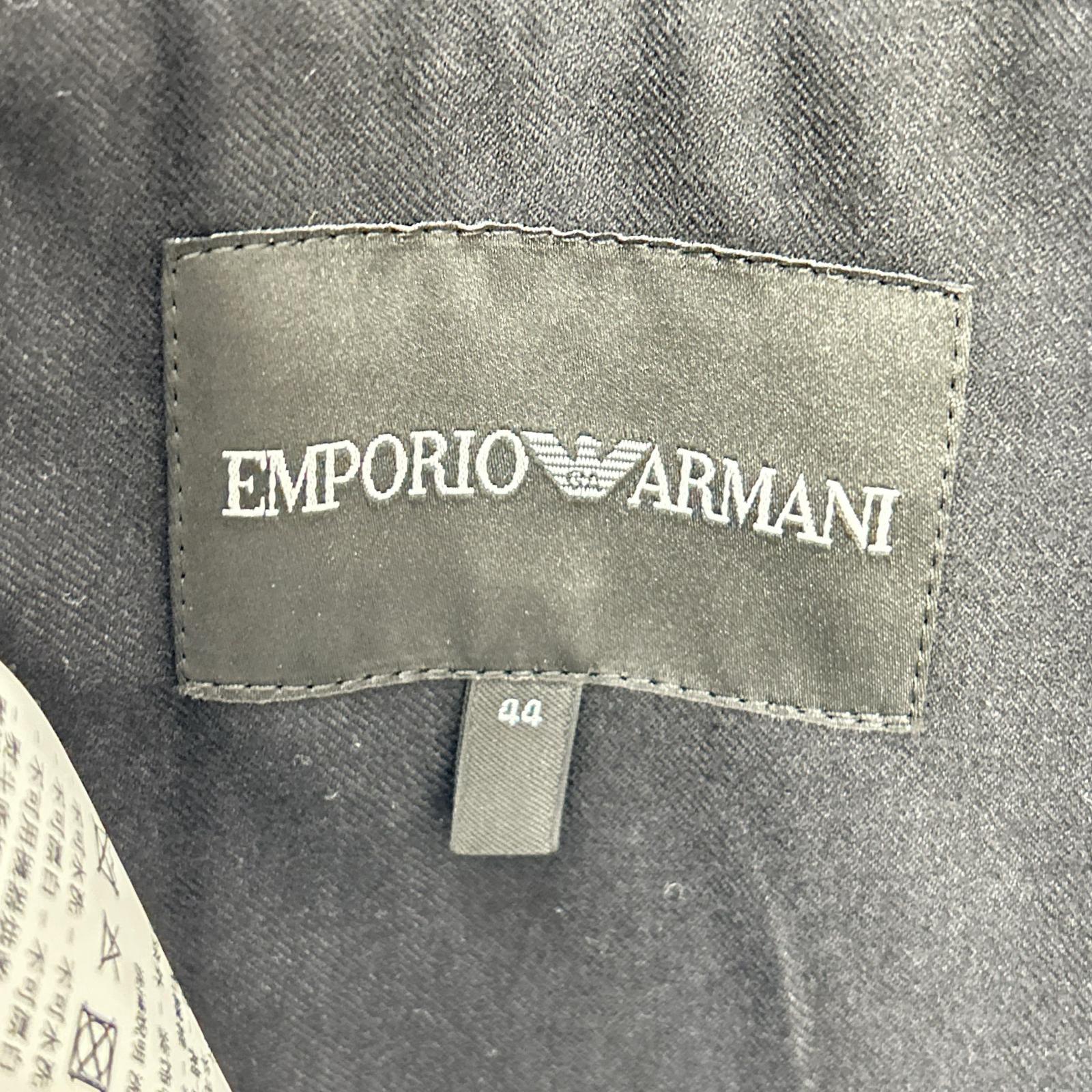 EMPORIOARMANI エンポリオアルマーニ ブラック ウール 2Bテーラードジャケット ジャケット