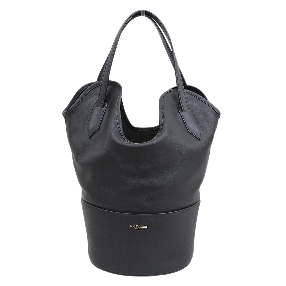 J&MDavidson ジェイアンドエムデヴィッドソン 美品 カーフスキン スモールレイバケット/SMALL RAY BUCKET トートバッグ レディース 黒 トートバッグ