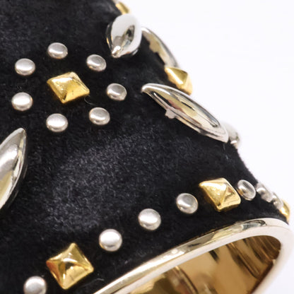 Valentino Garavani Valentino Garavani IW2J0760MCM studded suede/metal bangle