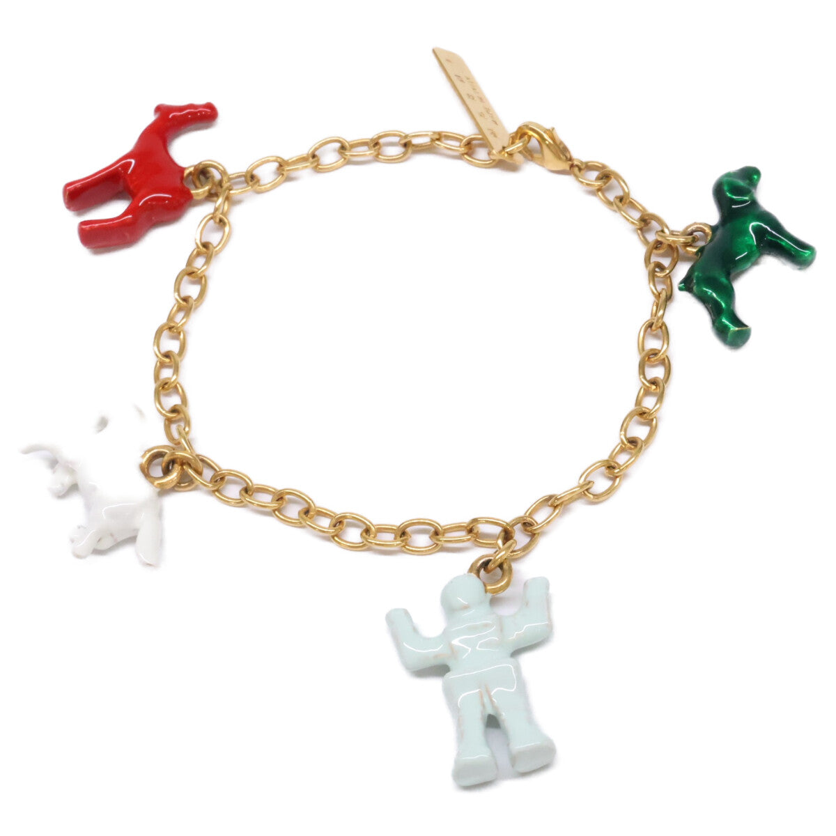 MARNI マルニ 【美品】アニマルチャーム チェーン ブレスレット