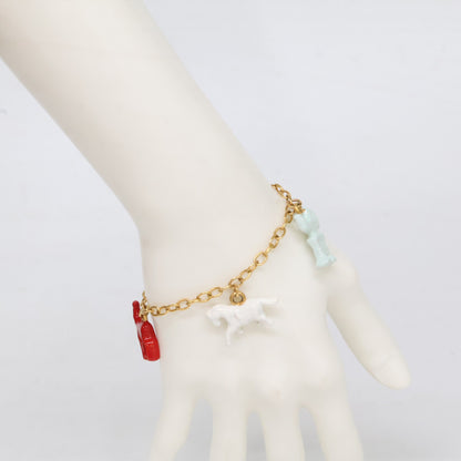 MARNI マルニ 【美品】アニマルチャーム チェーン ブレスレット