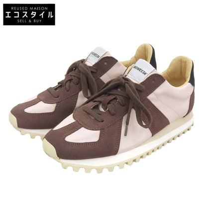 Novesta ノヴェスタ 美品 GERMAN TRAINER TRAIL ジャーマン トレーナー トレイル シューズ レディース ピンク/ブラウン 38 シューズ
