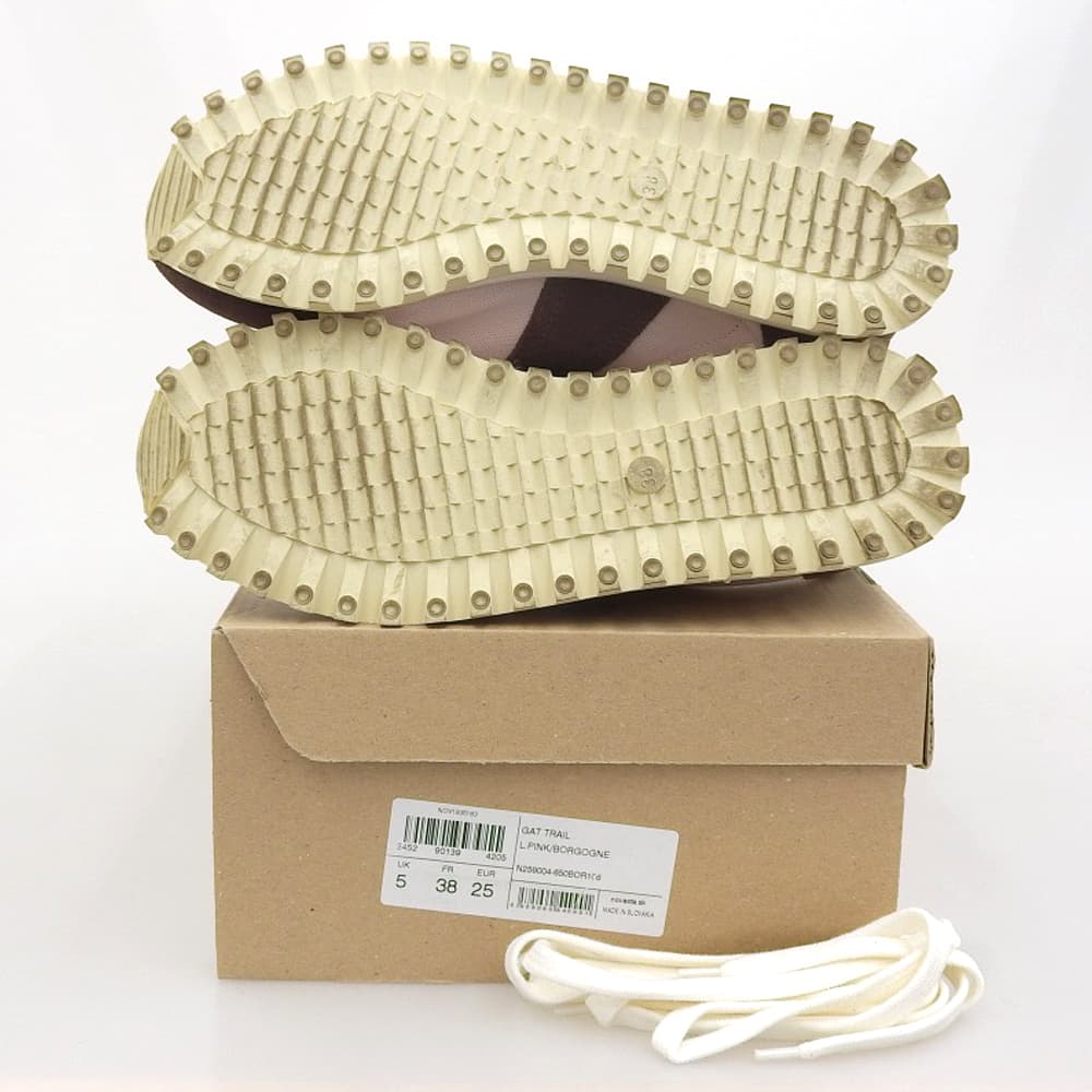Novesta ノヴェスタ 美品 GERMAN TRAINER TRAIL ジャーマン トレーナー トレイル シューズ レディース ピンク/ブラウン 38 シューズ
