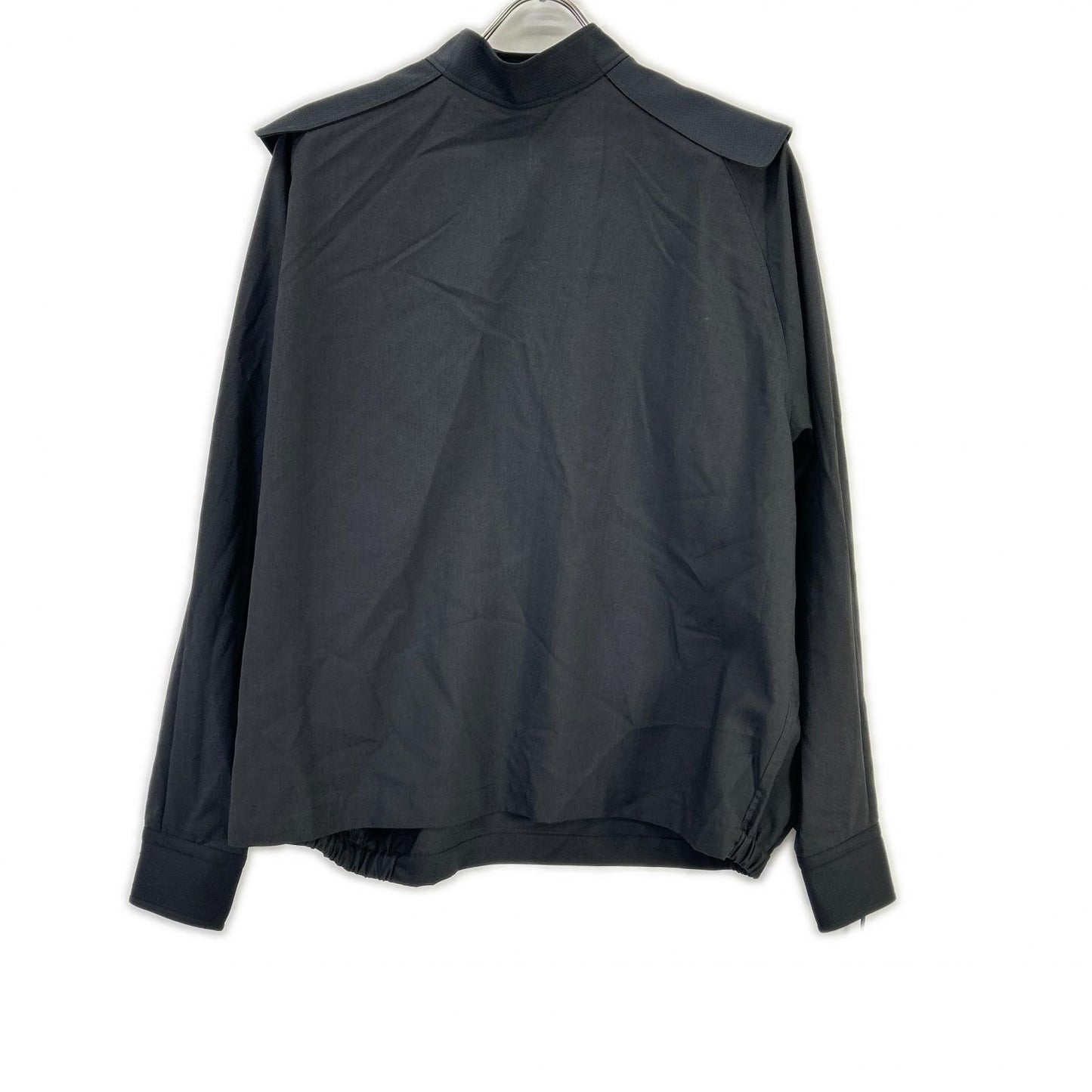 【SALE】 THE RERACS ザ・リラクス 23FWーREBL-379L-J ブラック セーラーカラー バックジップロングスリーブ トップス