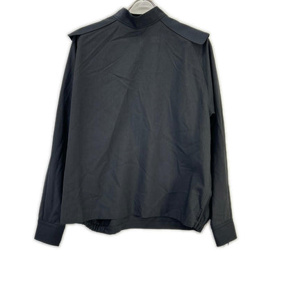 【SALE】 THE RERACS ザ・リラクス 23FWーREBL-379L-J ブラック セーラーカラー バックジップロングスリーブ トップス