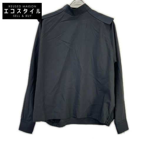 【SALE】 THE RERACS ザ・リラクス 23FWーREBL-379L-J ブラック セーラーカラー バックジップロングスリーブ トップス