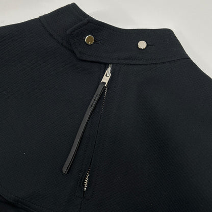 【SALE】 THE RERACS ザ・リラクス 23FWーREBL-379L-J ブラック セーラーカラー バックジップロングスリーブ トップス