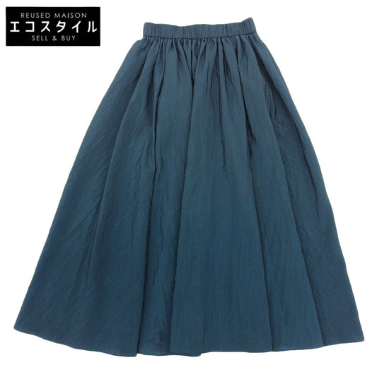 JOURNAL STANDARD L'ESSAGE ジャーナルスタンダード レサージュ 美品 ワッシャーナイロン ボリュームスカート レディース グリーン 24年製 スカート