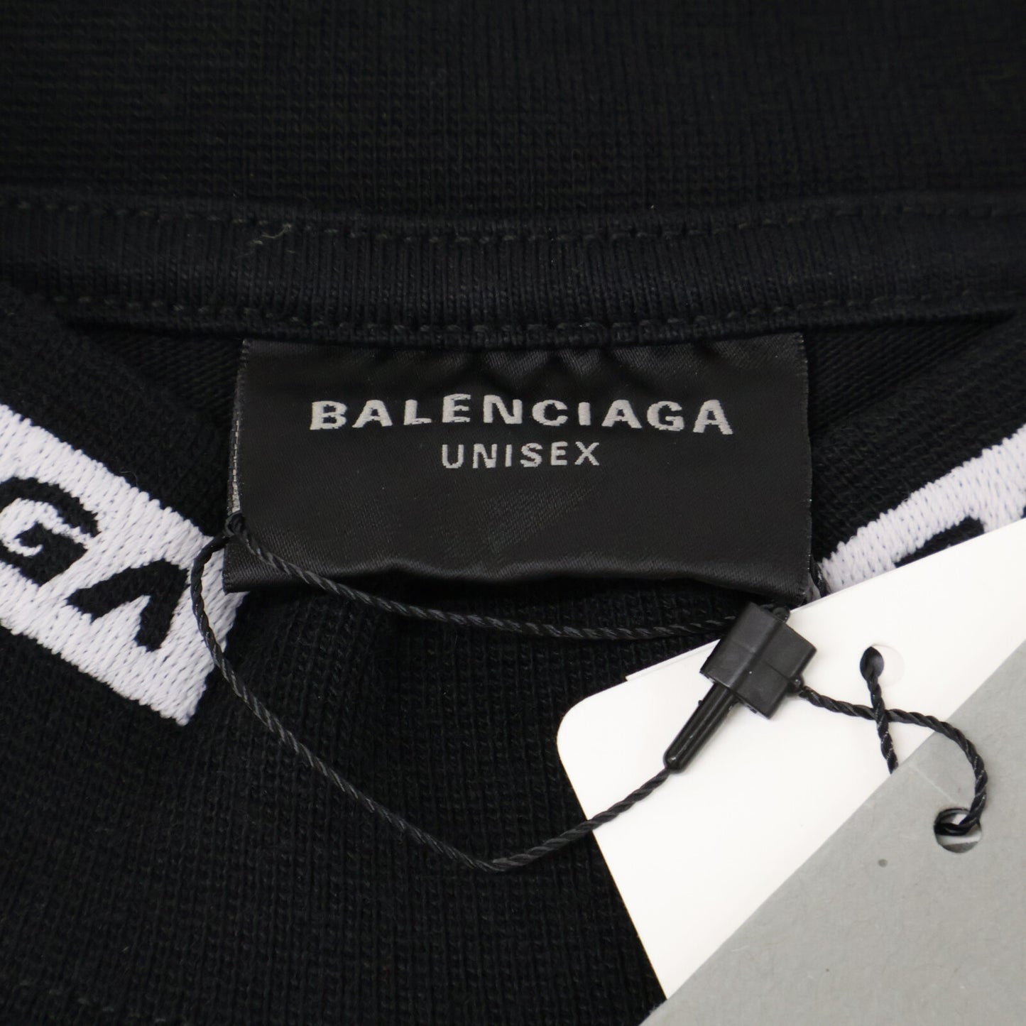 BALENCIAGA バレンシアガ 【新品同様/国内正規/23年製】767879 TPVE9 TOP LEAGUE L/S T-Shirt ダメージ加工 オーバーサイズ 長袖Tシャツ トップス