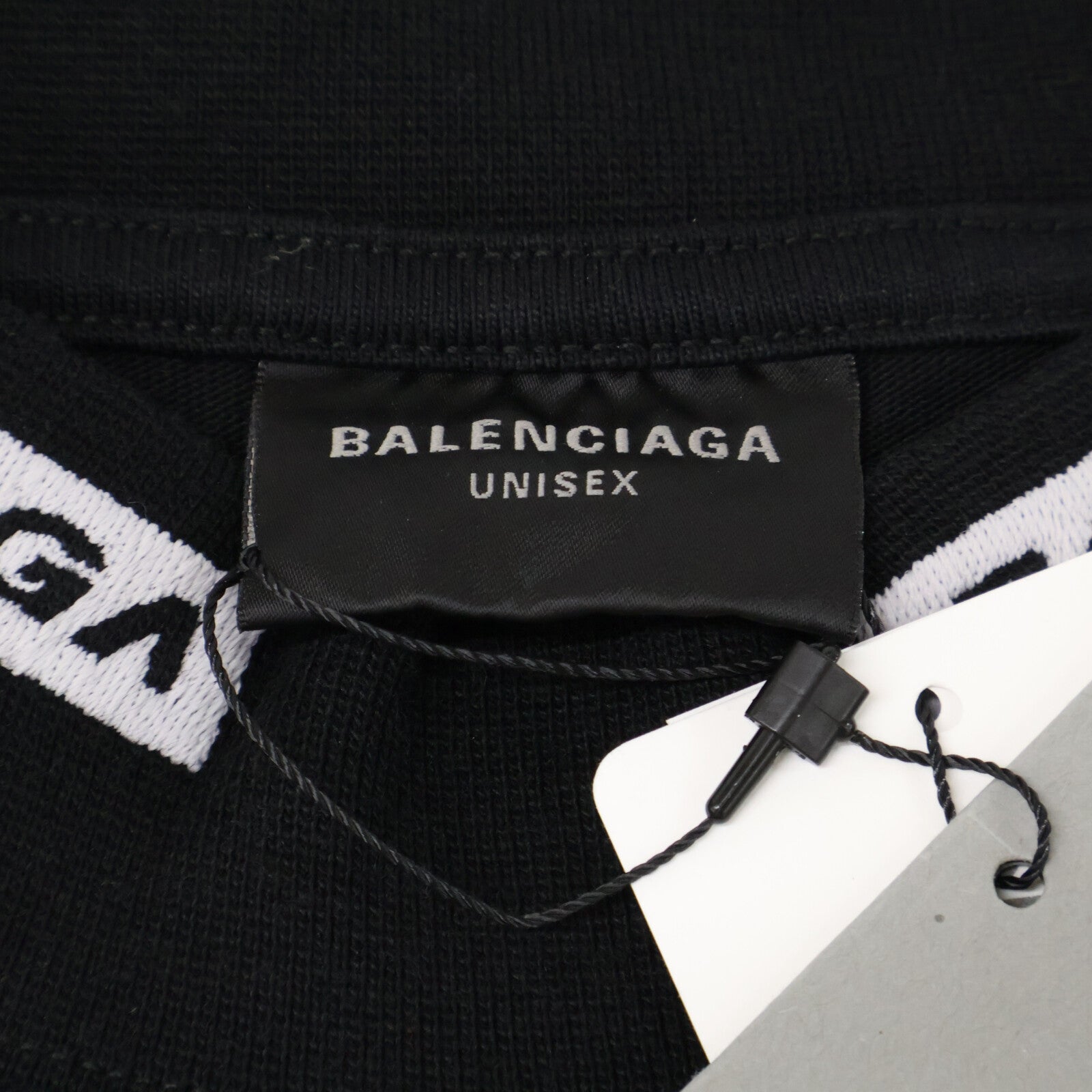 BALENCIAGA バレンシアガ 【新品同様/国内正規/23年製】767879 TPVE9 TOP LEAGUE L/S T-Shirt ダメージ加工 オーバーサイズ 長袖Tシャツ トップス