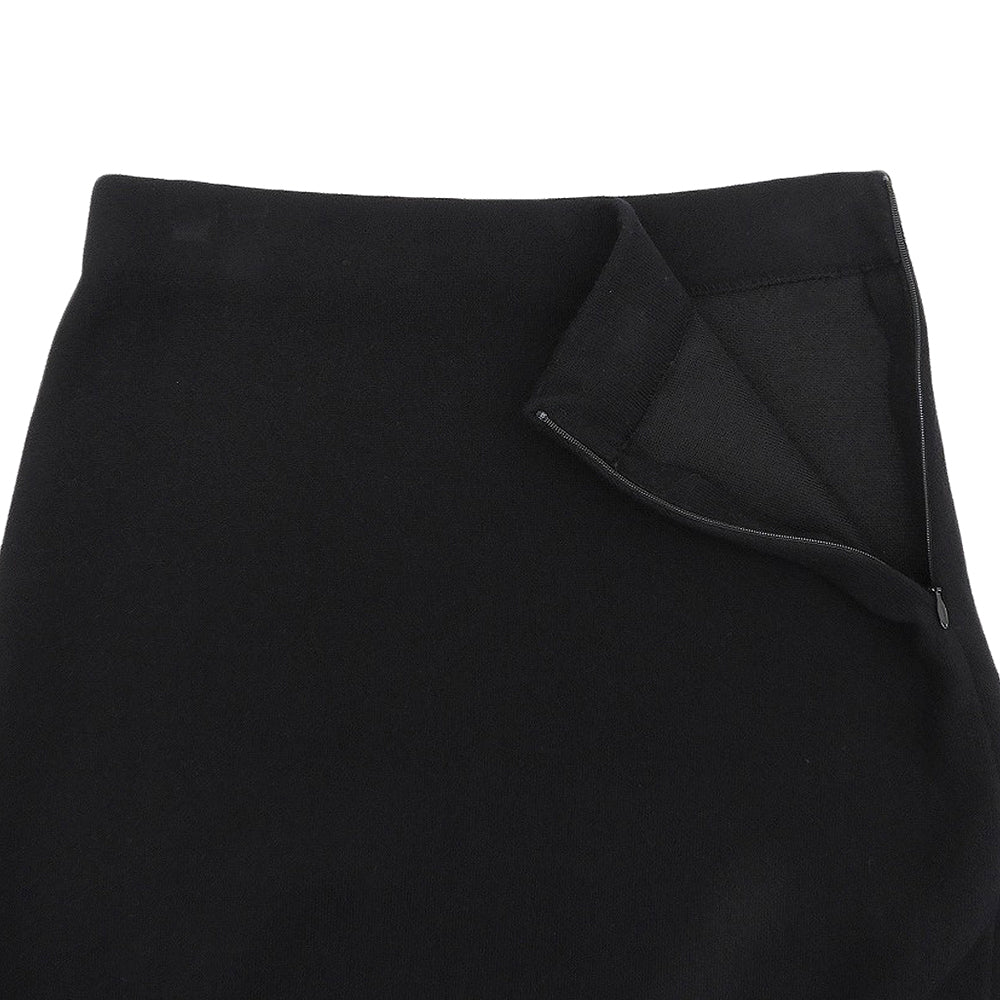 theory luxe セオリーリュクス 美品 ウール混 マキシロング ニットスカート レディース 黒 ブラック S32 03-6107742 26SS スカート