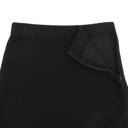 theory luxe セオリーリュクス 美品 ウール混 マキシロング ニットスカート レディース 黒 ブラック S32 03-6107742 26SS スカート