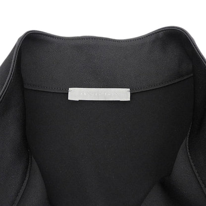 theory luxe セオリーリュクス 美品 トリアセテート混 スタンドカラー プルオーバー トップス レディース ブラック S32 03-5408255 25AW トップス